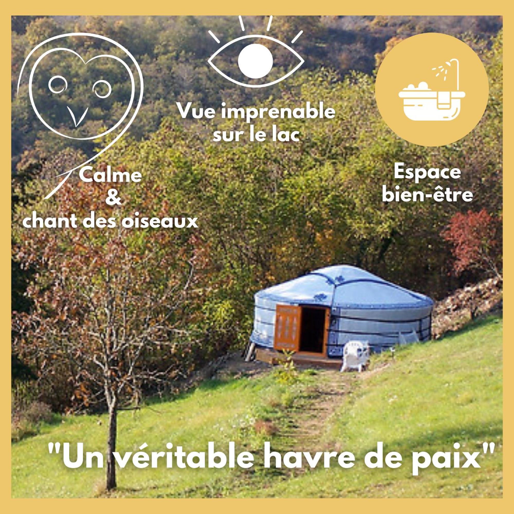 Les Yourtes O Fil 2 L'Eau Saint-Jean-Saint-Maurice-sur-Loire Extérieur photo